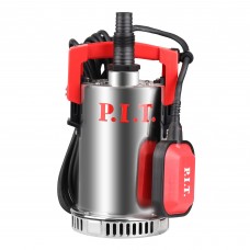 Насос дренажный электрич. P.I.T. PSW600-C (750Вт, чистая вода, напор 9,5м, 158л/мин, нерж. сталь)