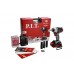 Гайковерт IMPACT аккум. бесщеточный P.I.T. PIW20H-300B/1 (20В, 300Нм, 1/2"+HEX 1/4", 1х2Ач, ЗУ,кейс