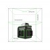 Лазерный уровень ADA CUBE 360 2V GREEN PROFESSIONAL EDITION