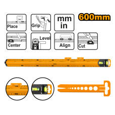 Линейка измерительный центр INGCO HSR36003 600 мм