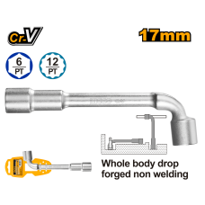 Ключ торцевой изогнутый INGCO HWL1708 INDUSTRIAL 17 мм