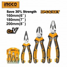 Набор шарнирно-губцевого инструмента INGCO HKHLPS2831DS INDUSTRIAL 3 шт.