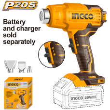 Фен аккумуляторный INGCO HGLI2002 INDUSTRIAL 20 В