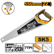 Ножовка по дереву INGCO HHAS28550 INDUSTRIAL 550 мм