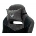 Кресло игровое Zombie VIKING 6 KNIGHT Fabric серый/черный с подголов. крестовина металл