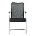 Кресло Бюрократ CH-599AV черный TW-01 сиденье черный TW-11 сетка/ткань полозья металл металлик