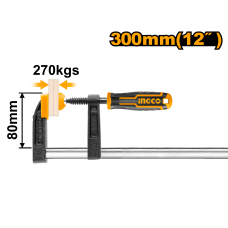 Струбцина столярная INGCO HFC020802 INDUSTRIAL 80х300 мм