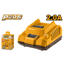 Быстрое интеллектуальное зарядное устройство INGCO FCLI2001 INDUSTRIAL 20 В