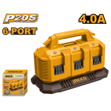 Быстрое интеллектуальное зарядное устройство INGCO FCLI2064 INDUSTRIAL 20 B