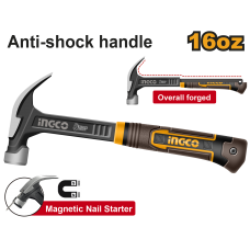 Молоток-гвоздодер INGCO HCH81016L INDUSTRIAL 450 г