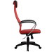 Офисное кресло Metta BK-8 Pl 22 ткань\сетка красный купить со скидкой