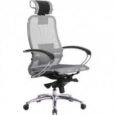 Офисное кресло Samurai S-2.04 серый, сетчатая ткань купить со скидкой