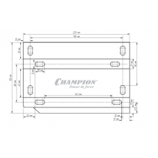 Платформа для установки двигателя Champion на мотоблоки и культиваторы