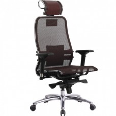 Офисное кресло Samurai S-3.04 бордовый, сетчатая ткань купить со скидкой