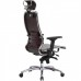 Офисное кресло Samurai K-3.04 бордовый, кожа NewLeather купить со скидкой