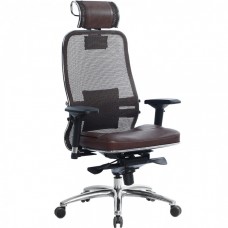 Офисное кресло Samurai SL-3.04 коричневый, сетчатая ткань купить со скидкой