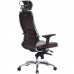 Офисное кресло Samurai KL-3.04 коричневый, кожа NewLeather купить со скидкой