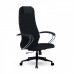 Кресло Metta BK 10 черный, сетка/ткань, крестовина пластик Pl-2 купить со скидкой