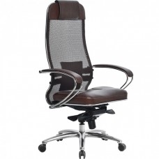 Офисное кресло Samurai SL-1.04 коричневый, сетчатая ткань купить со скидкой