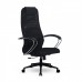 Кресло Metta BK 8 (x2) черный, сетка/ткань, крестовина пластик Pl-2 купить со скидкой