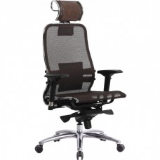 Офисное кресло Samurai S-3.04 коричневый, сетчатая ткань купить со скидкой