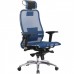Офисное кресло Samurai S-3.04 синий, сетчатая ткань купить со скидкой