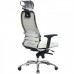 Офисное кресло Samurai KL-3.04 белый лебедь, кожа NewLeather купить со скидкой