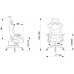 Кресло игровое Бюрократ CH-772N черный/белый искусственная кожа с подголов. крестовина пластик