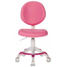 Кресло детское Бюрократ KD-W6-F розовый крестовина пластик подст.для ног пластик белый