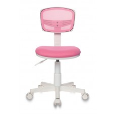 Кресло детское Бюрократ CH-W299 розовый TW-06A TW-13A сетка/ткань крестовина пластик пластик белый