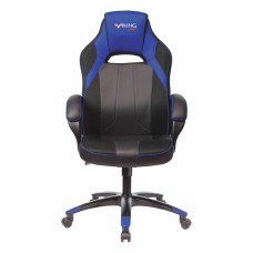 Кресло игровое Zombie VIKING 2 AERO черный/синий текстиль/эко.кожа крестовина пластик
