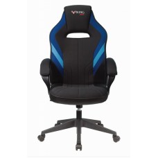 Кресло игровое Zombie VIKING 3 AERO черный/синий текстиль/эко.кожа крестовина пластик
