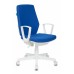 Кресло Бюрократ CH-W545 синий 26-21 (пластик белый)