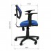 Кресло офисное CHAIRMAN CH 450 new синее