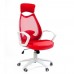 Кресло для руководителя CHAIRMAN CH 840 white красное