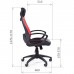 Кресло руководителя CHAIRMAN CH 840 black красное