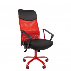 Кресло для руководителя CHAIRMAN 610 Cmet, красное