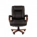 Кресло для руководителя CHAIRMAN CH 503. черная кожа