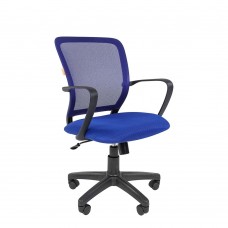 Кресло офисное CHAIRMAN 698 black синее