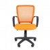 Кресло офисное CHAIRMAN 698 black оранжевое