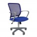 Кресло офисное CHAIRMAN 698 grey синий